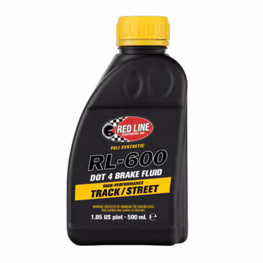 Red Line RL-600 Super DOT 4 Racing Brake Fluid, 500ml
